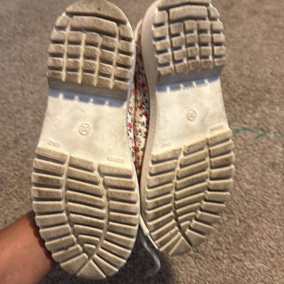 Floral ankle combat boots - Picture 8 of 8